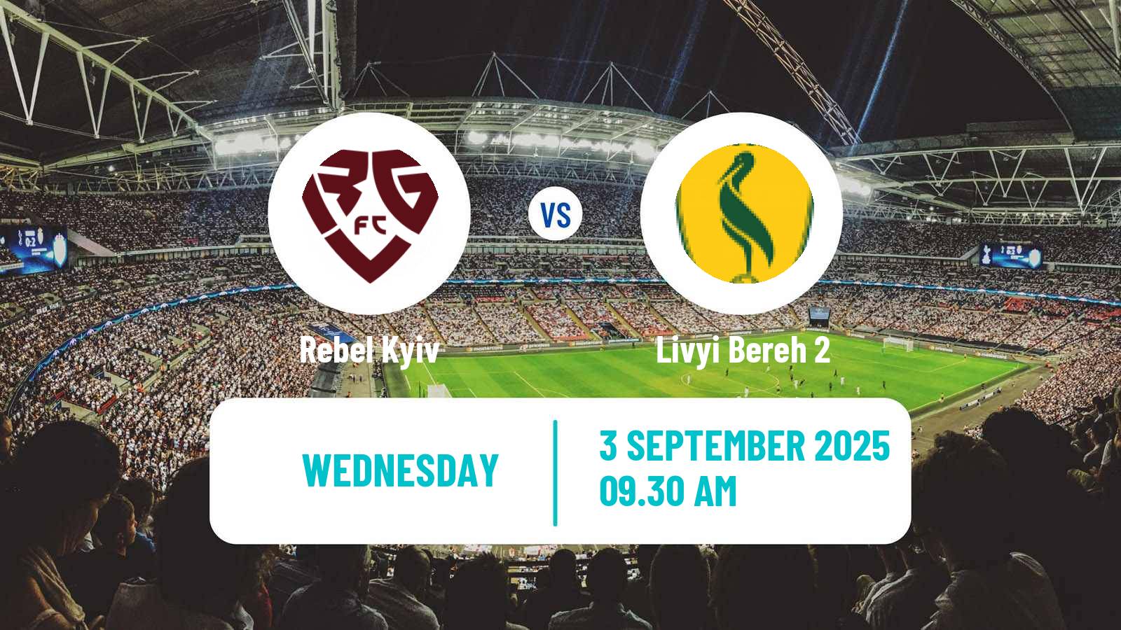 Football Ukrainian Druha Liga Rebel Kyiv - Livyi Bereh 2