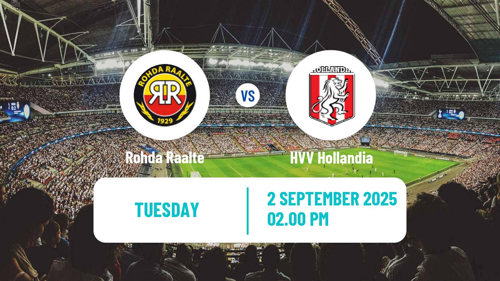 Football Dutch KNVB Beker Rohda Raalte - HVV Hollandia Football Dutch KNVB Beker Rohda Raalte - HVV Hollandia