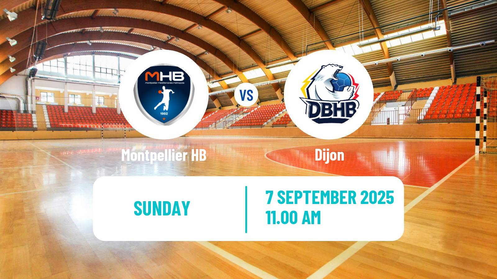 Handball French Starligue Handball Montpellier HB - Dijon