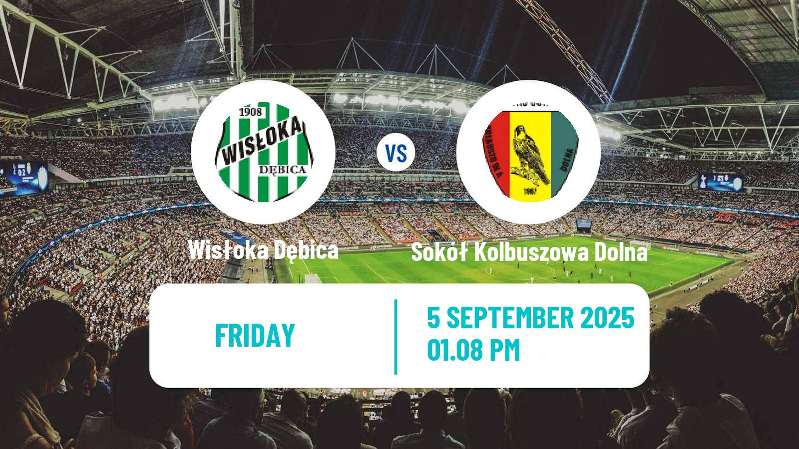 Football Polish Division 3 - Group IV Wisłoka Dębica - Sokół Kolbuszowa Dolna