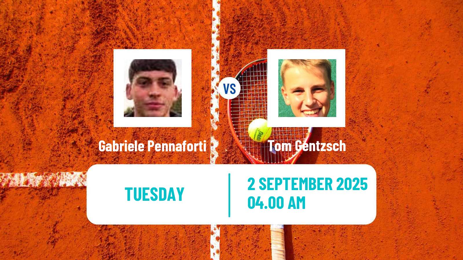 Tennis Genova Challenger Men Gabriele Pennaforti - Tom Gentzsch