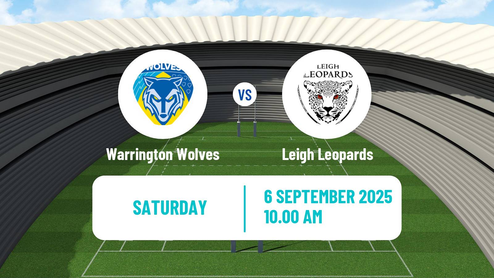 Rugby league Super League Rugby Warrington Wolves - Leigh Leopards