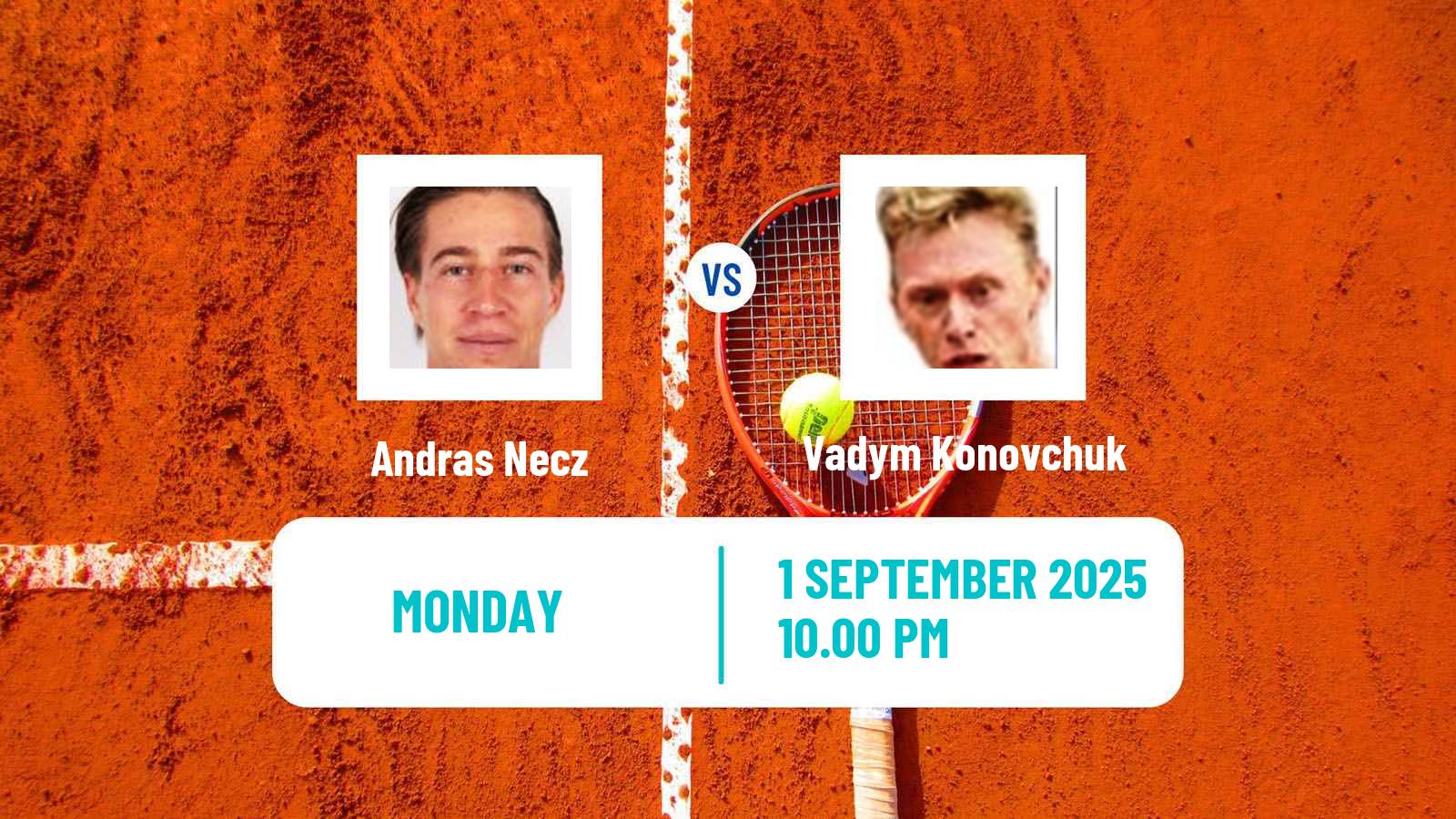 Tennis ITF M25 Bali 3 Men Andras Necz - Vadym Konovchuk