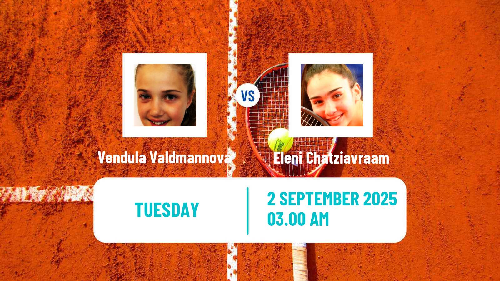 Tennis ITF W15 Heraklion 4 Women Vendula Valdmannova - Eleni Chatziavraam