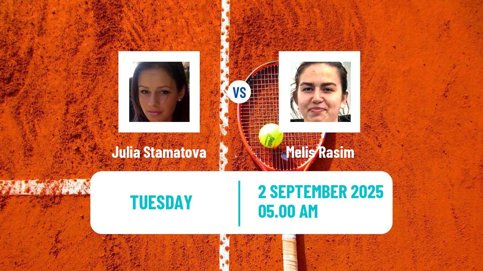 Tennis ITF W15 Kursumlijska Banja 14 Women Julia Stamatova - Melis Rasim