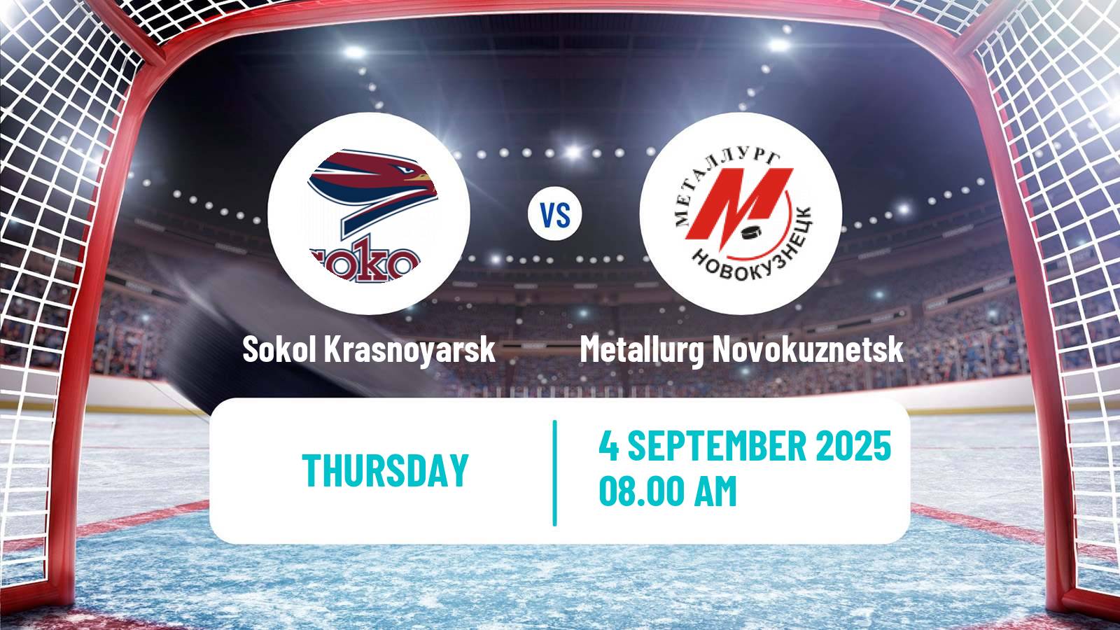 Hockey VHL Sokol Krasnoyarsk - Metallurg Novokuznetsk