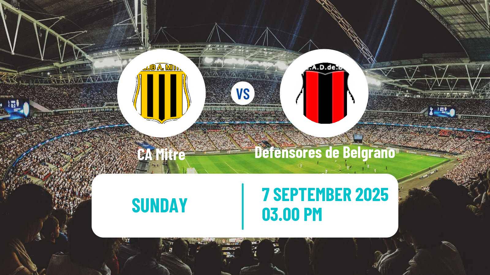 Football Argentinian Primera Nacional Mitre - Defensores de Belgrano