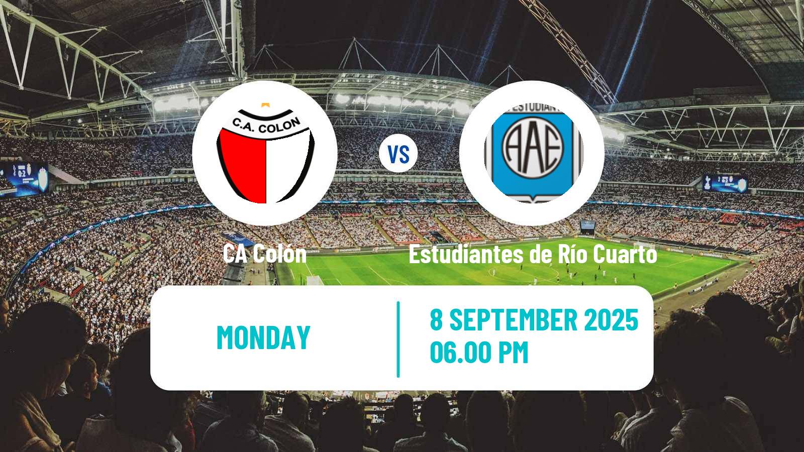 Football Argentinian Primera Nacional Colón - Estudiantes de Río Cuarto