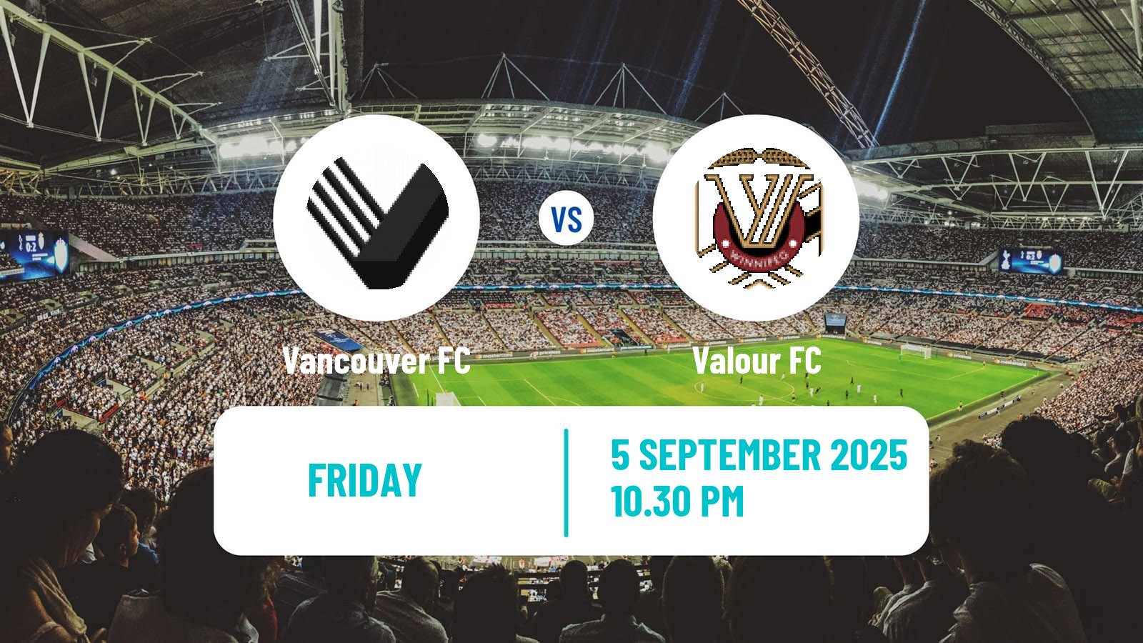 Football Canadian Premier League Vancouver FC - Valour