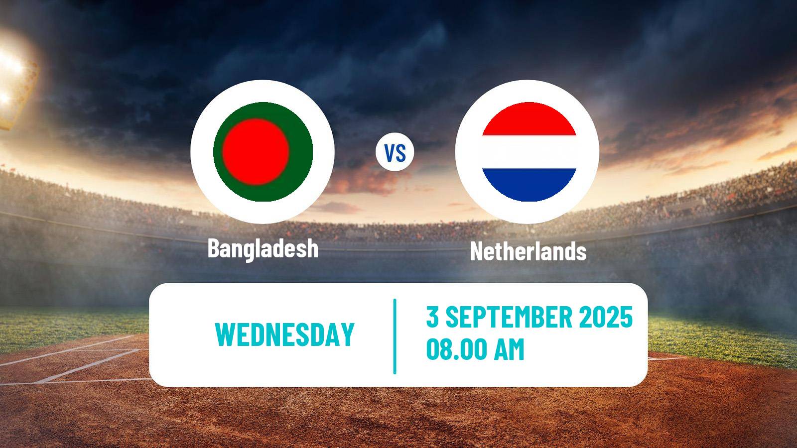 Cricket Twenty20 International Bangladesh - Netherlands