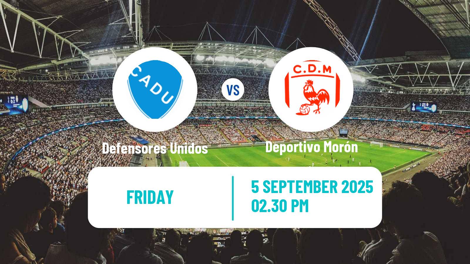 Football Argentinian Primera Nacional Defensores Unidos - Deportivo Morón