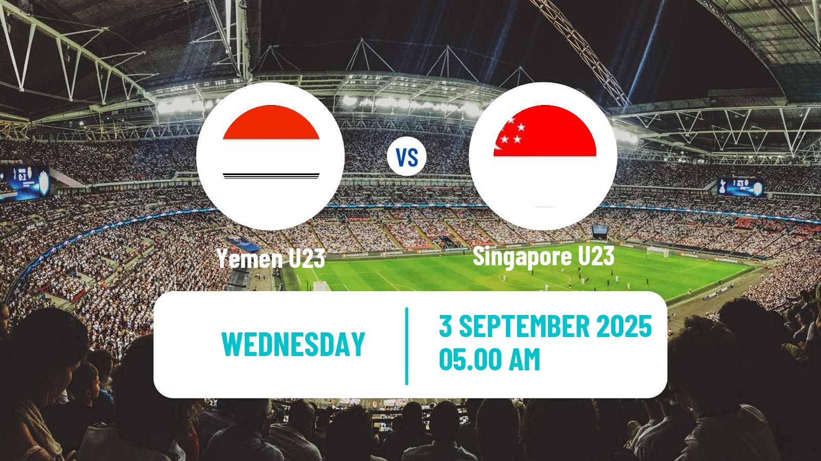Football AFC Asian Cup U23 Yemen U23 - Singapore U23