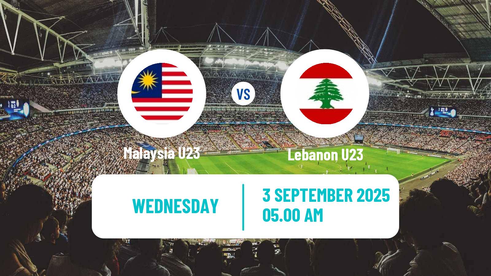 Football AFC Asian Cup U23 Malaysia U23 - Lebanon U23