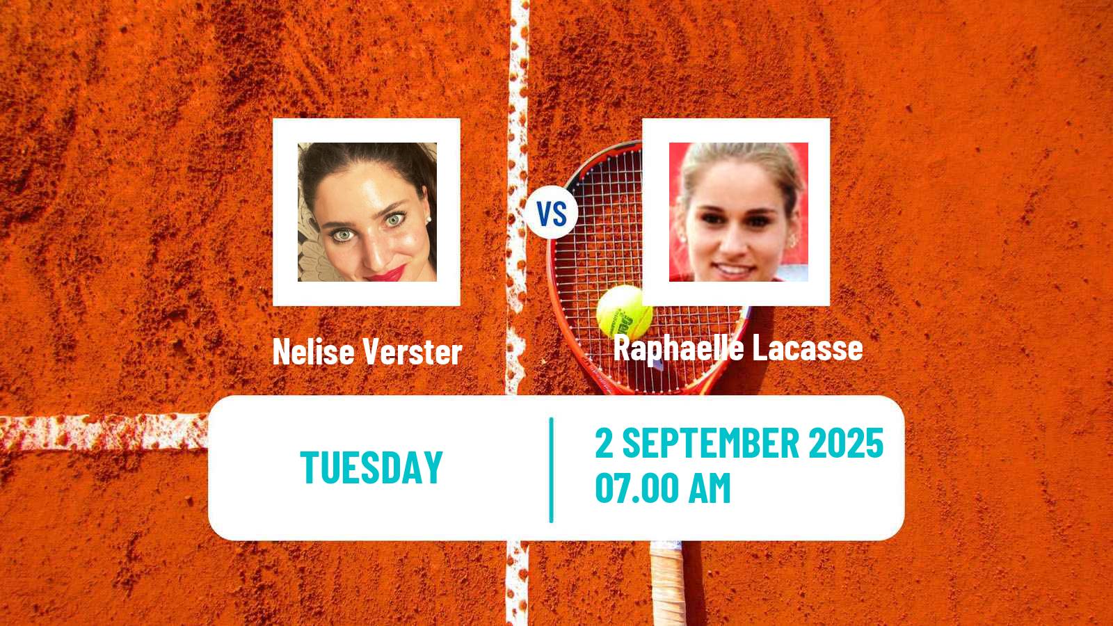 Tennis ITF W15 Monastir 32 Women Nelise Verster - Raphaelle Lacasse