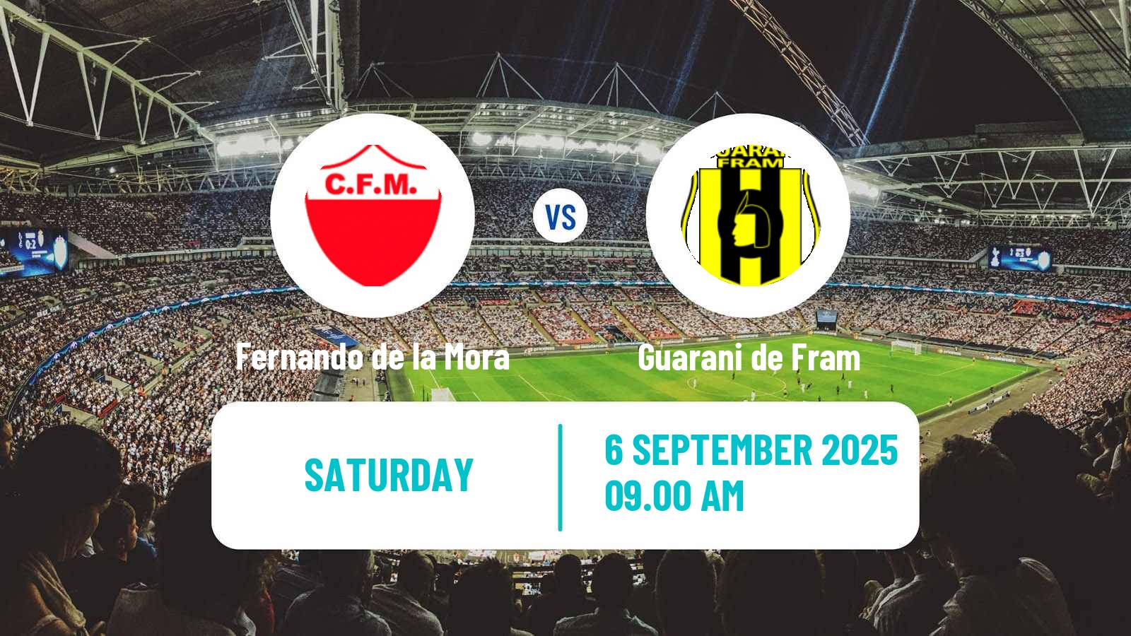 Football Paraguayan Division Intermedia Fernando de la Mora - Guarani de Fram