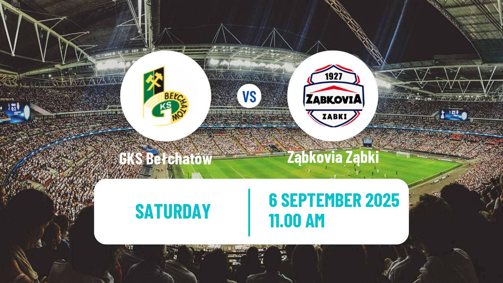 Football Polish Division 3 - Group I GKS Bełchatów - Ząbkovia Ząbki