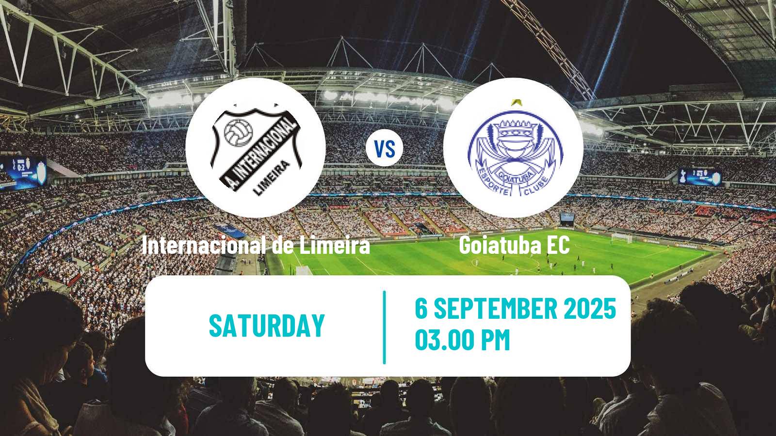 Football Brazilian Serie D Internacional de Limeira - Goiatuba