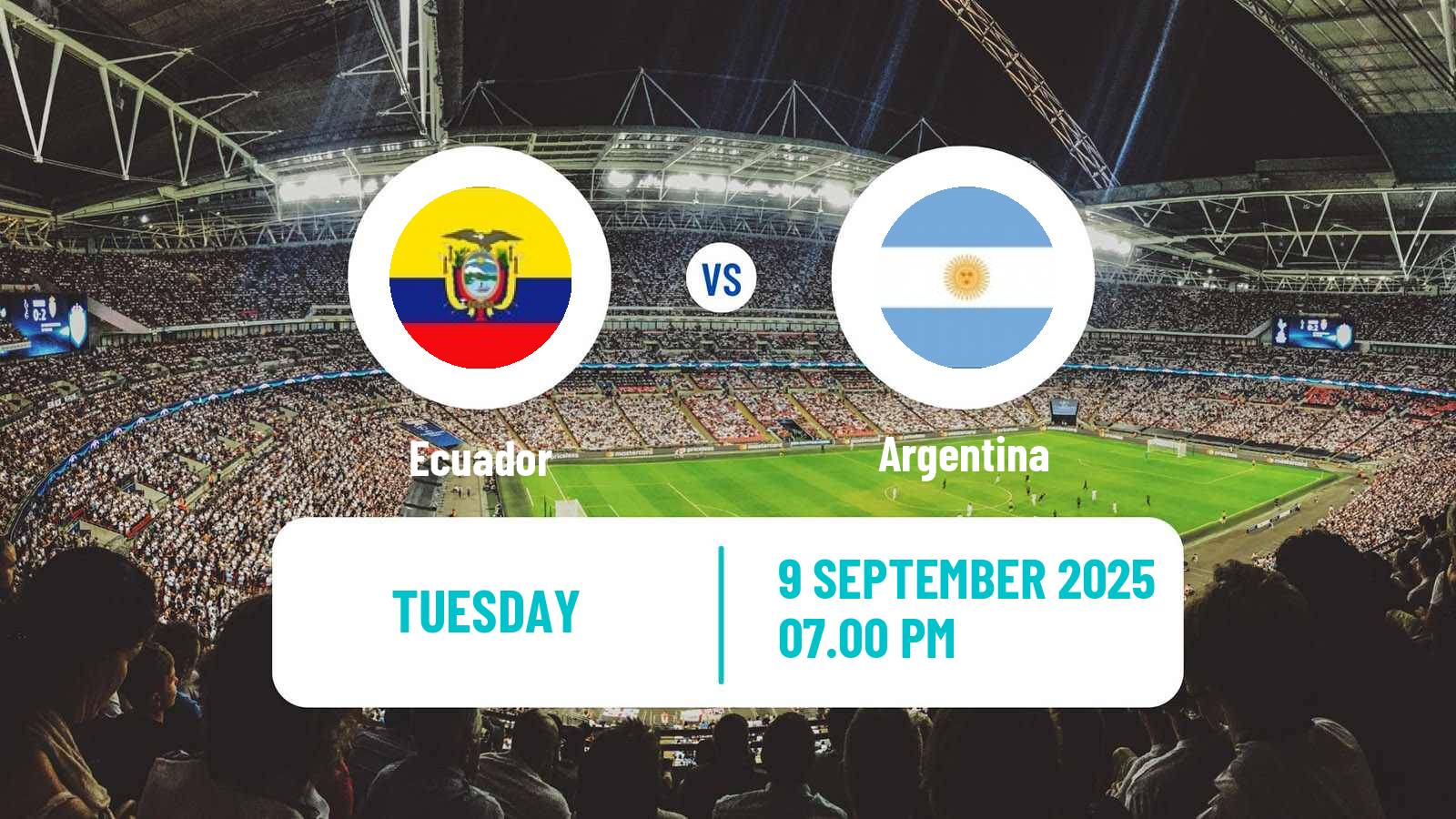 Football FIFA World Cup Ecuador - Argentina