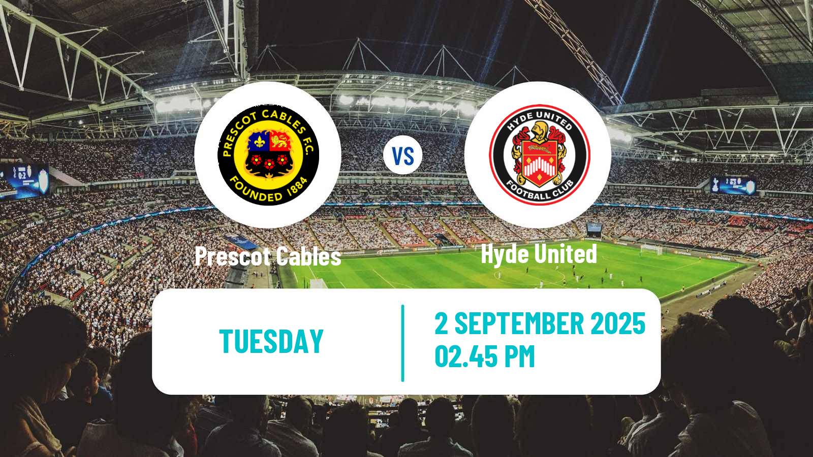 Football English FA Cup Prescot Cables - Hyde United