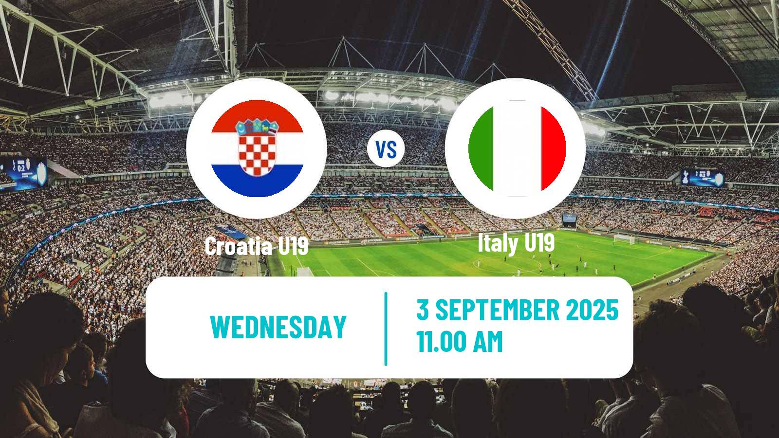 Football Friendly Croatia U19 - Italy U19