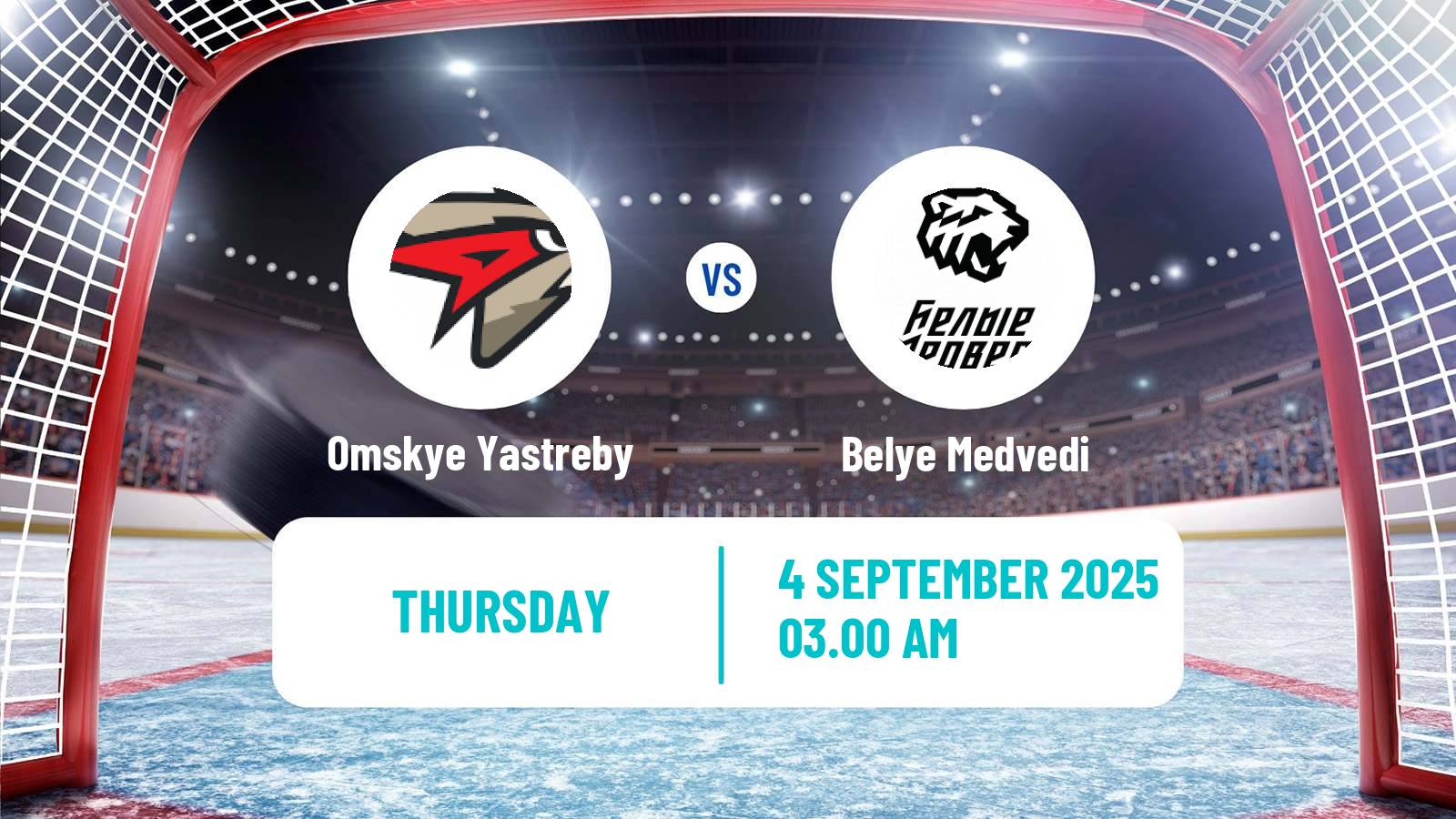 Hockey MHL Omskye Yastreby - Belye Medvedi