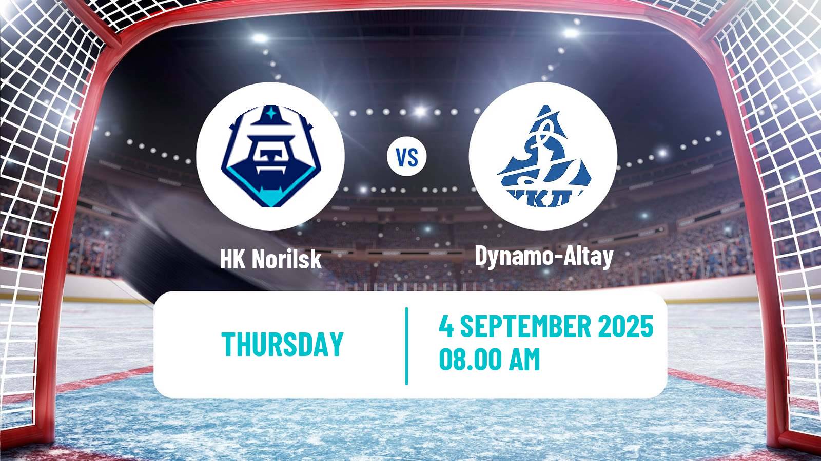 Hockey VHL Norilsk - Dynamo-Altay