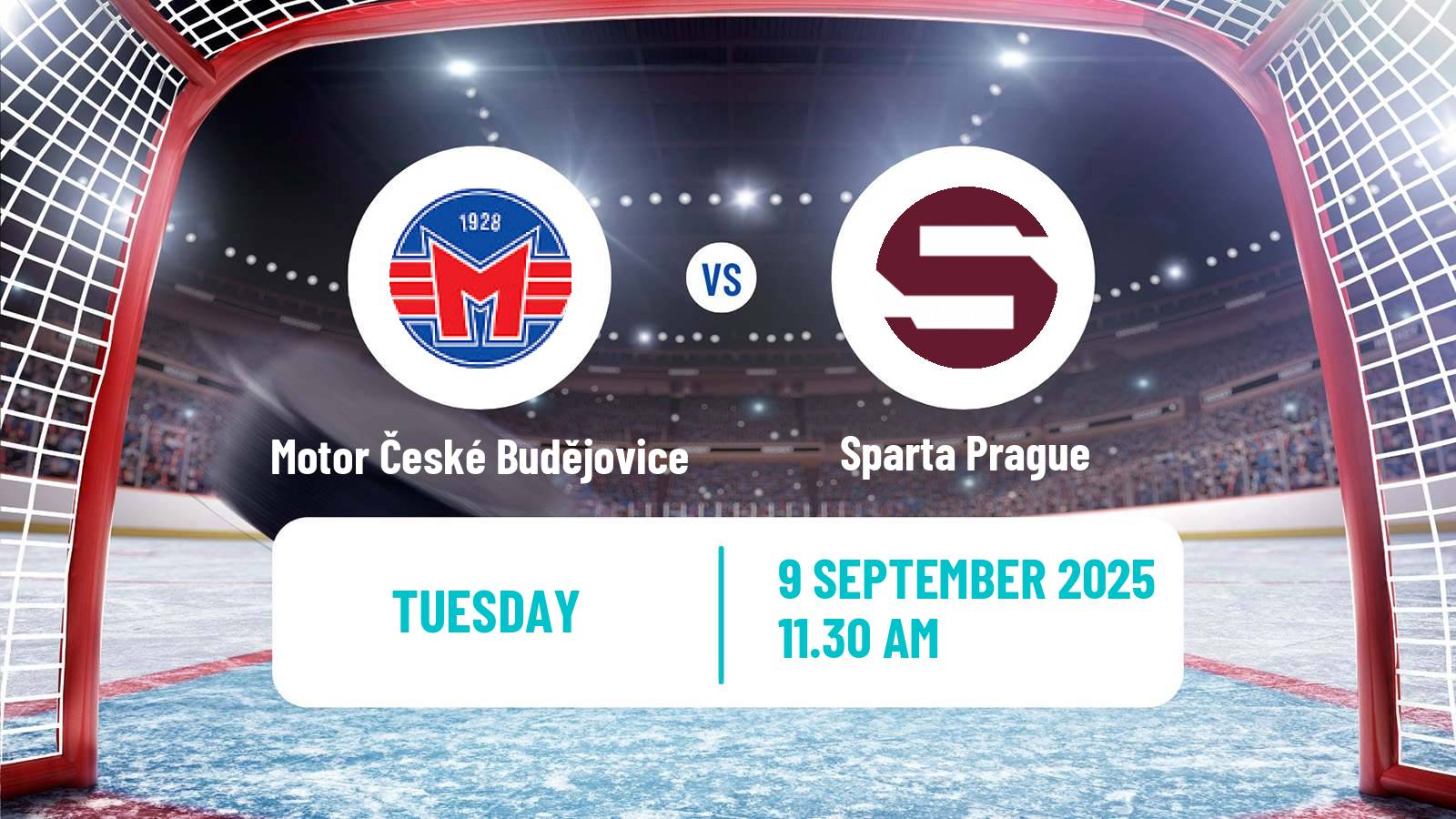 Hockey Czech Extraliga Motor České Budějovice - Sparta Prague