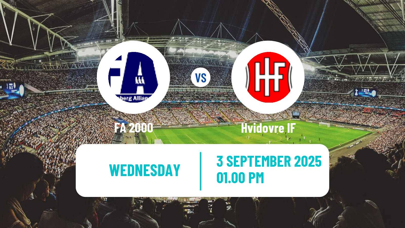 Football Danish Landspokal Cup FA 2000 - Hvidovre