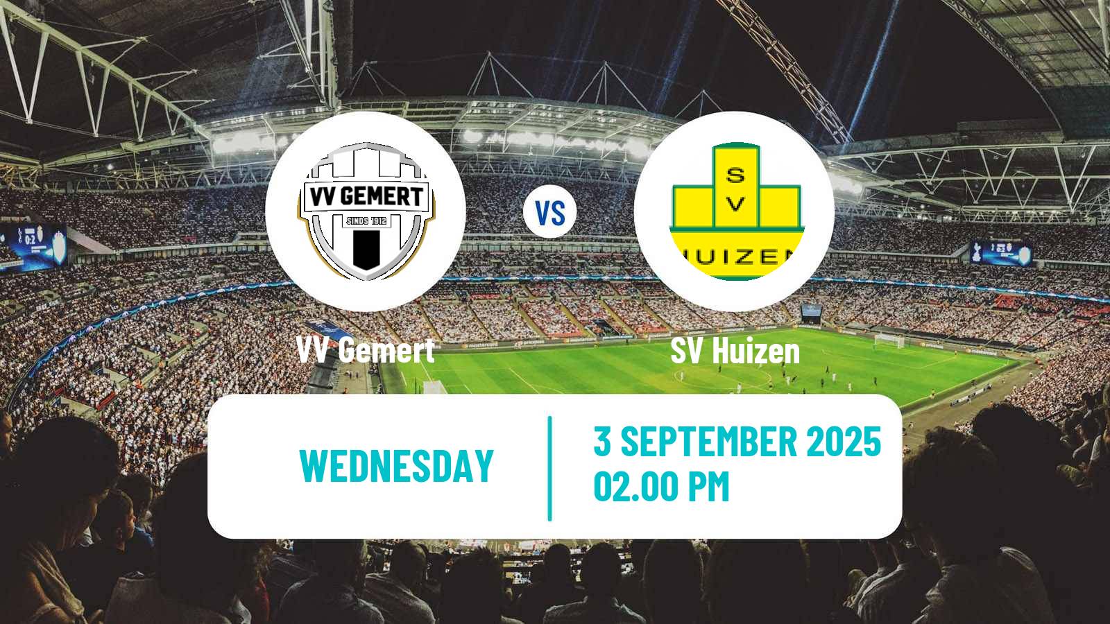 Football Dutch KNVB Beker Gemert - Huizen