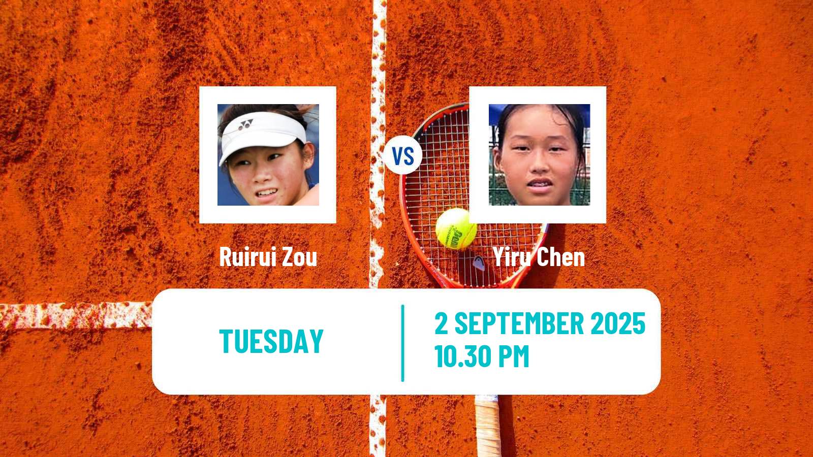 Tennis ITF W15 Luan 8 Women Ruirui Zou - Yiru Chen