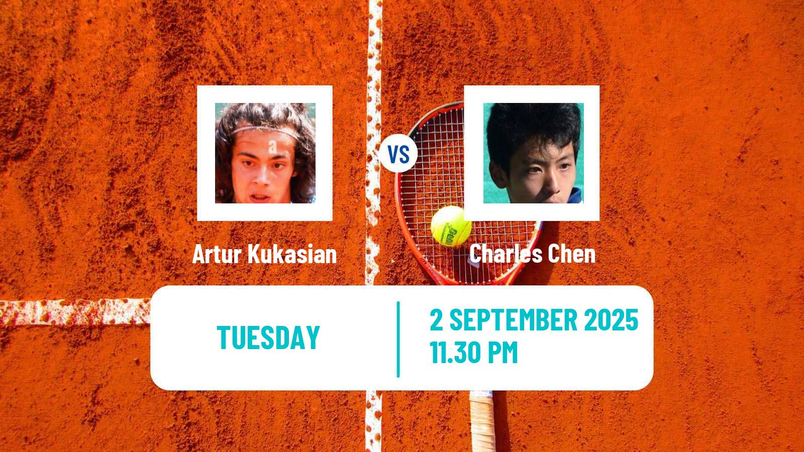 Tennis ITF M15 Maanshan 8 Men Artur Kukasian - Charles Chen