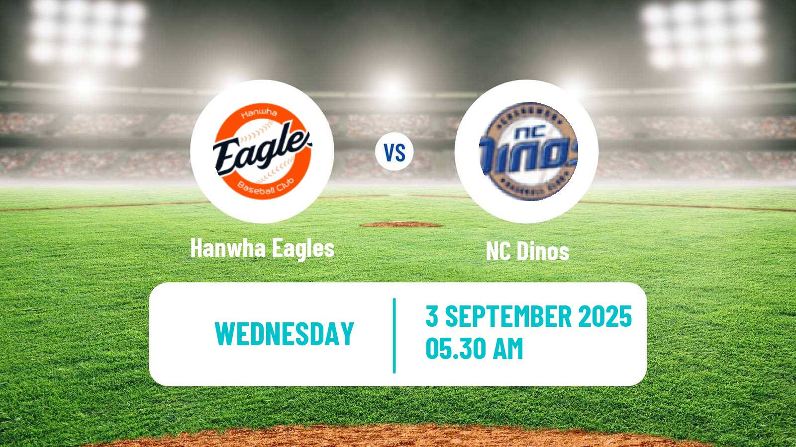 Baseball KBO Hanwha Eagles - NC Dinos