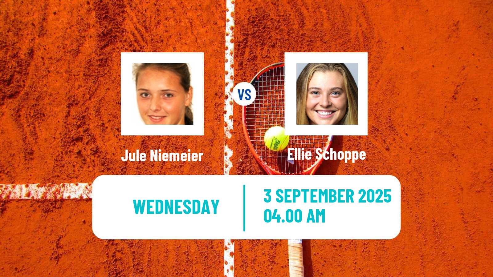 Tennis ITF W75 Vienna Women Jule Niemeier - Ellie Schoppe