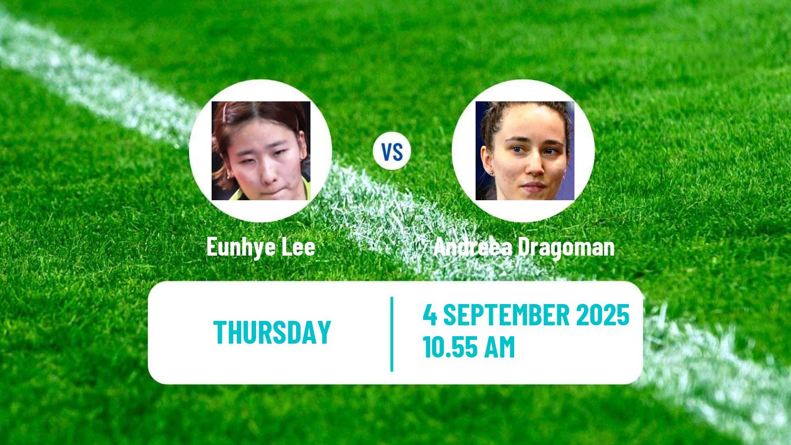 Table tennis Wtt Contender Almaty Women Eunhye Lee - Andreea Dragoman