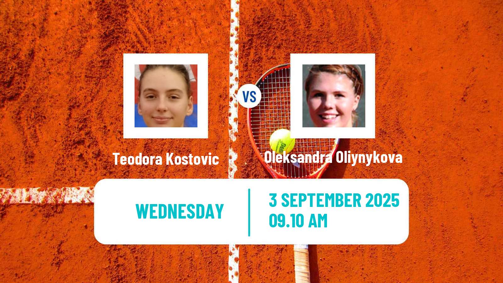 Tennis Montreux Challenger Women Teodora Kostovic - Oleksandra Oliynykova