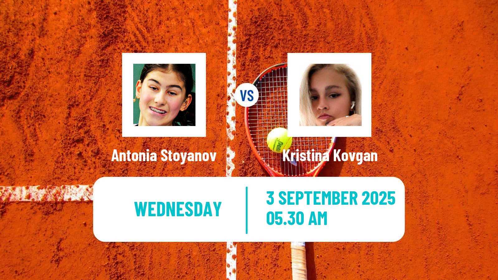 Tennis ITF W15 Kursumlijska Banja 14 Women Antonia Stoyanov - Kristina Kovgan