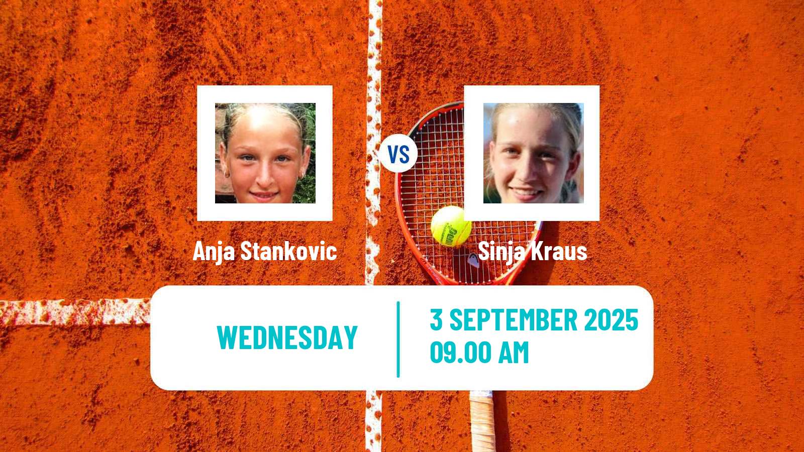 Tennis ITF W75 Vienna Women Anja Stankovic - Sinja Kraus