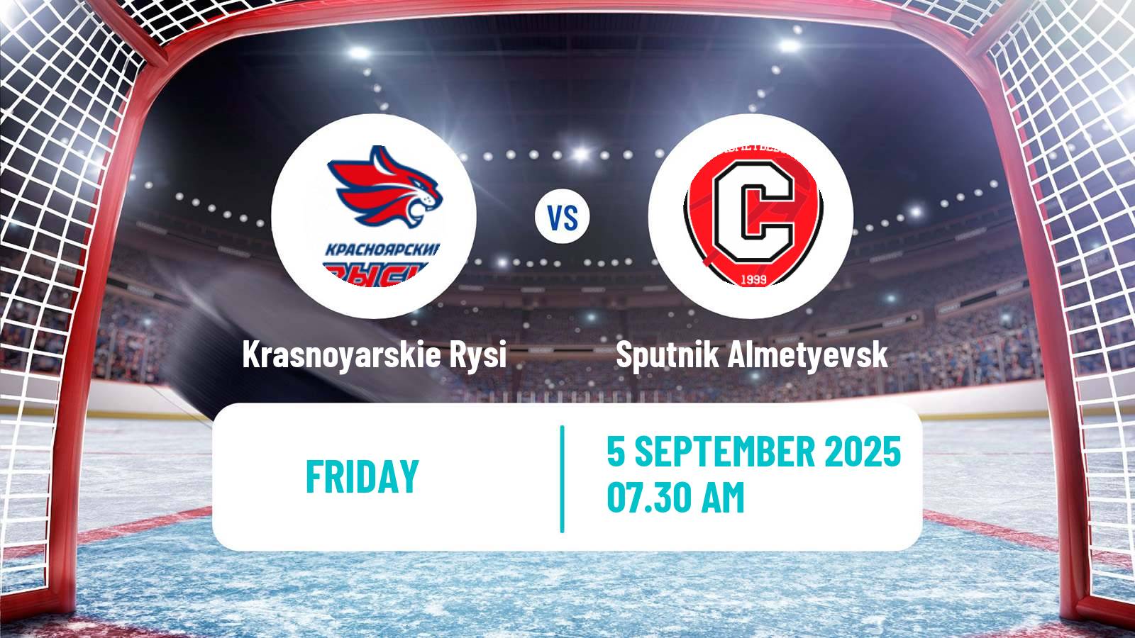 Hockey MHL Krasnoyarskie Rysi - Sputnik Almetyevsk