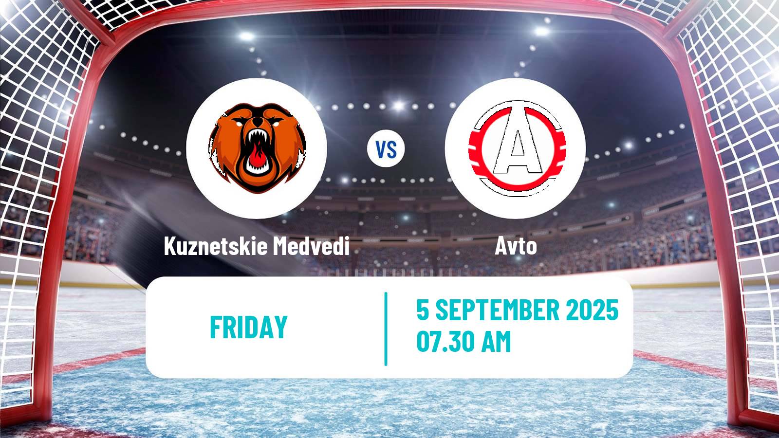 Hockey MHL Kuznetskie Medvedi - Avto