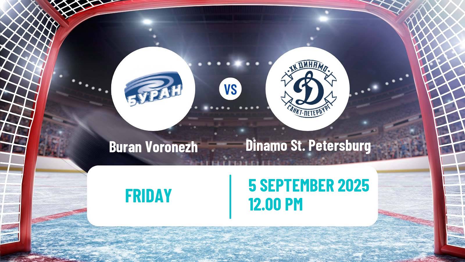 Hockey VHL Buran Voronezh - Dinamo St. Petersburg