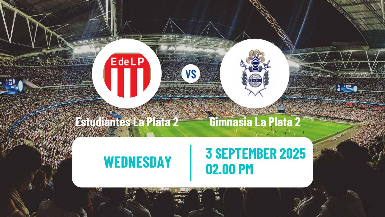 Football Argentinian Reserve League Estudiantes La Plata 2 - Gimnasia La Plata 2
