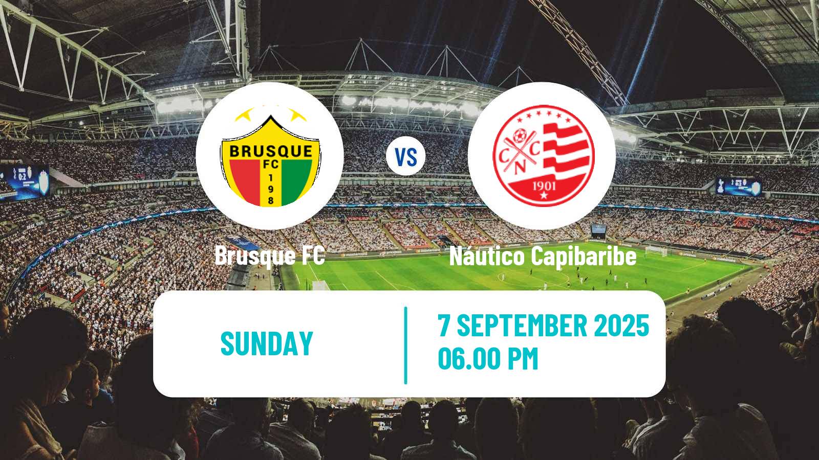 Football Brazilian Serie C Brusque - Náutico Capibaribe