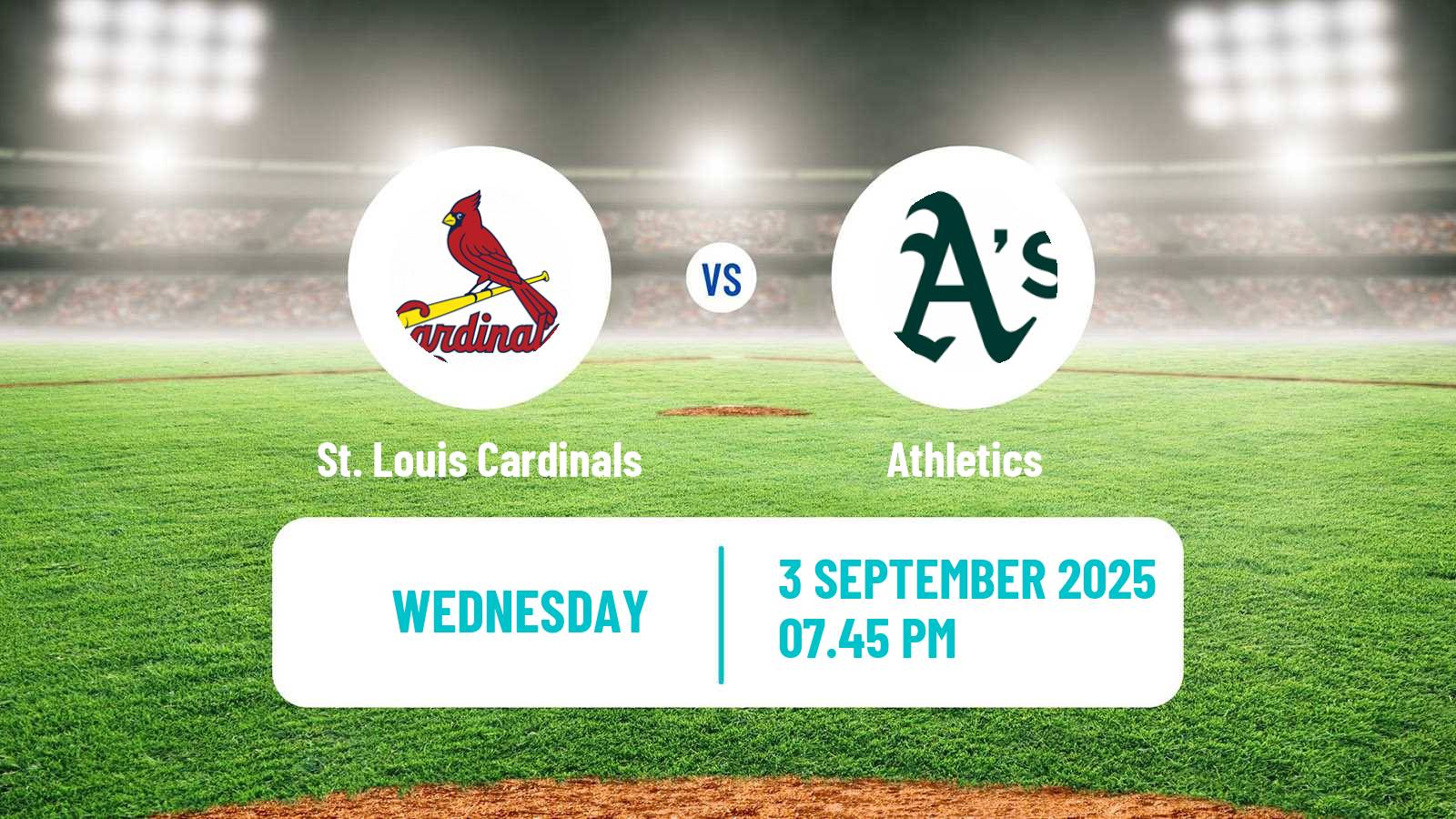 Baseball MLB St. Louis Cardinals - Athletics