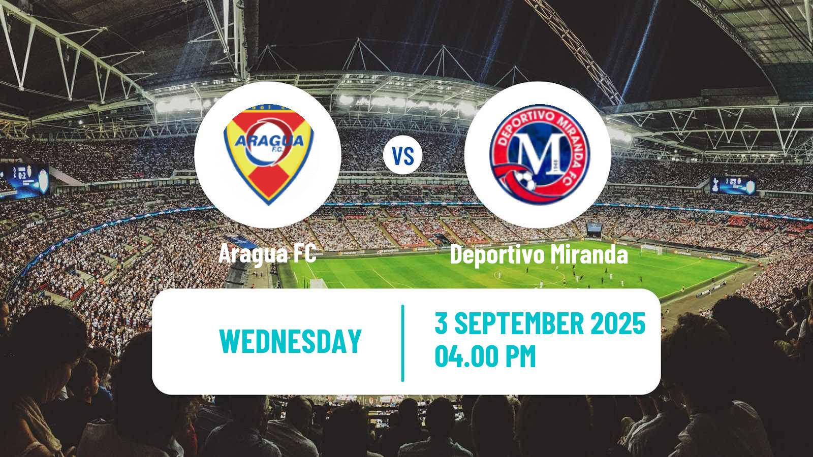 Football Venezuelan Segunda Division Aragua - Deportivo Miranda