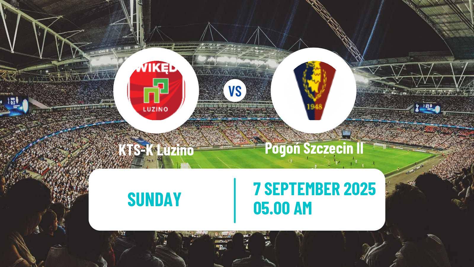 Football Polish Division 3 - Group II Luzino - Pogoń Szczecin II