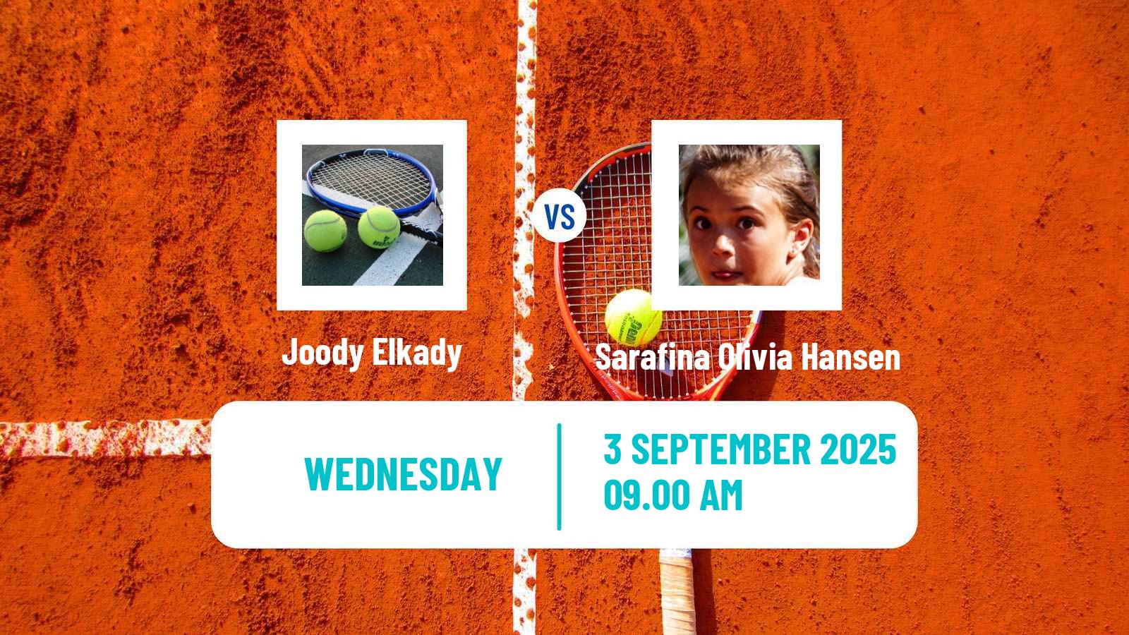 Tennis ITF W15 Hurghada Women Joody Elkady - Sarafina Olivia Hansen