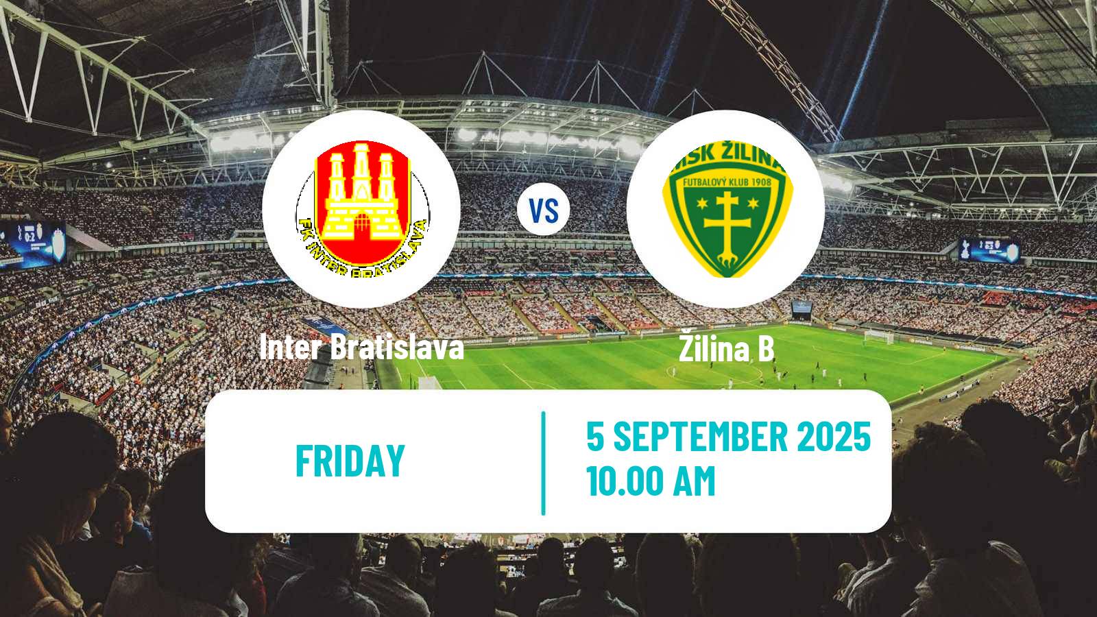 Football Slovak 2 Liga Inter Bratislava - Žilina B