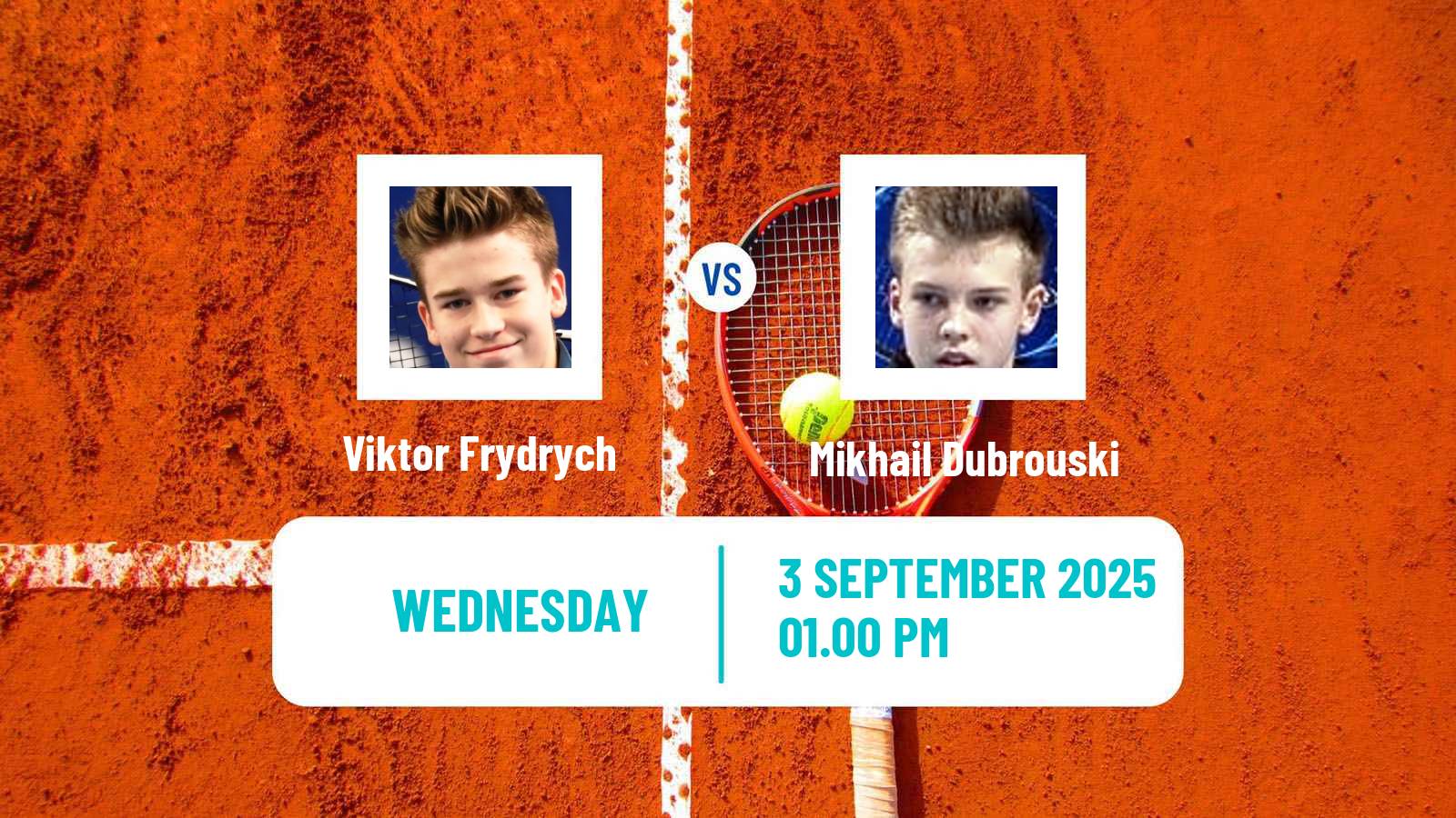 Tennis ITF M15 Hurghada Men Viktor Frydrych - Mikhail Dubrouski