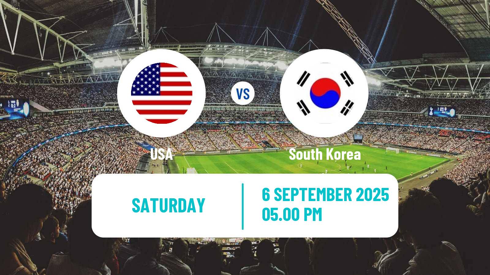 Football Friendly USA - South Korea