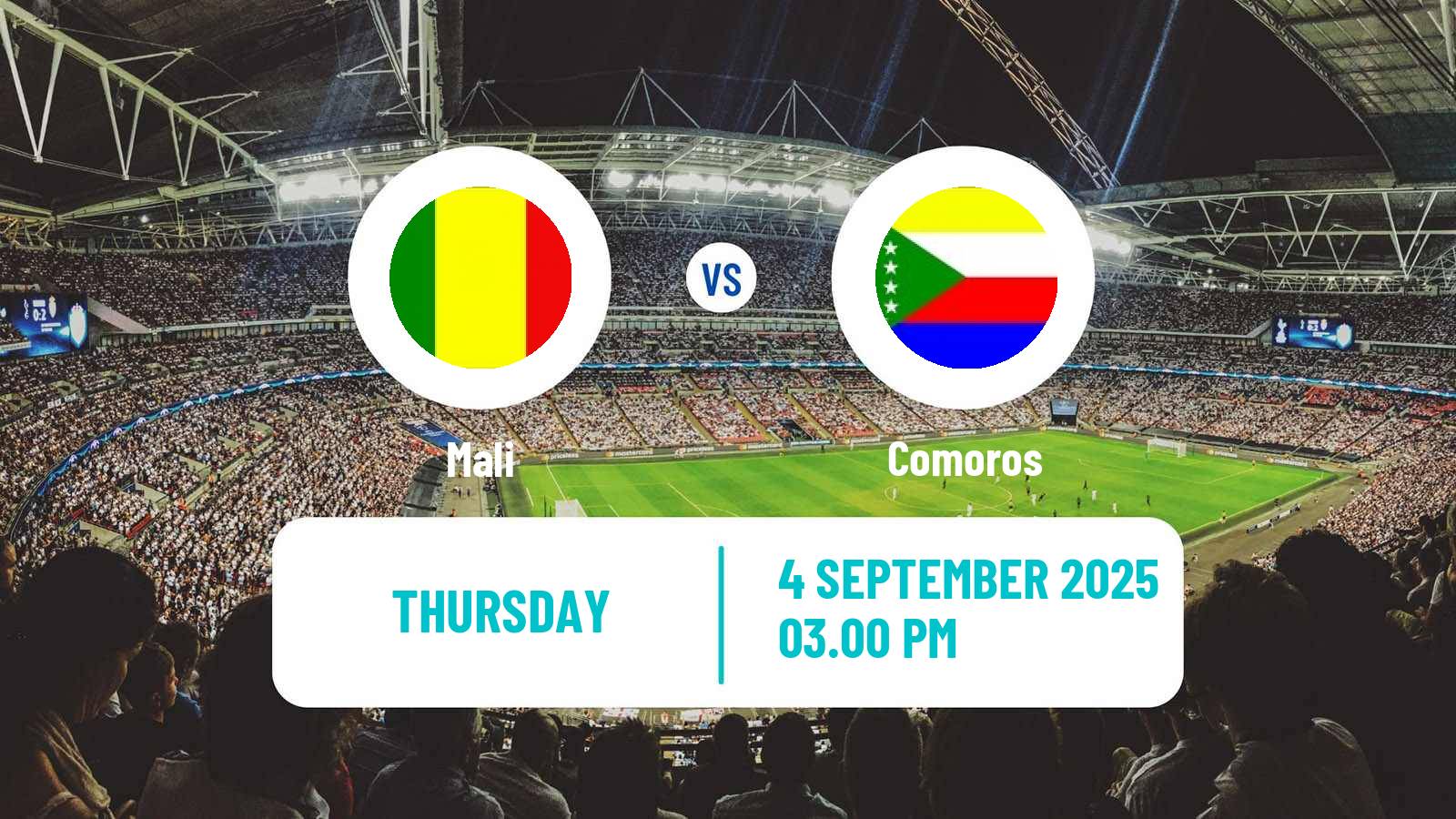 Football FIFA World Cup Mali - Comoros